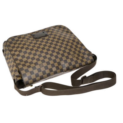 Louis Vuitton Brooklyn Messenger Bag MM Brown Canvas Damier Louis Vuitton Brooklyn Messenger Bag MM Brown Canvas Damier