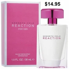 Reaction for Her by Kenneth Cole Eau de Parfum Spray 1.0 oz / 30 ml New in Box