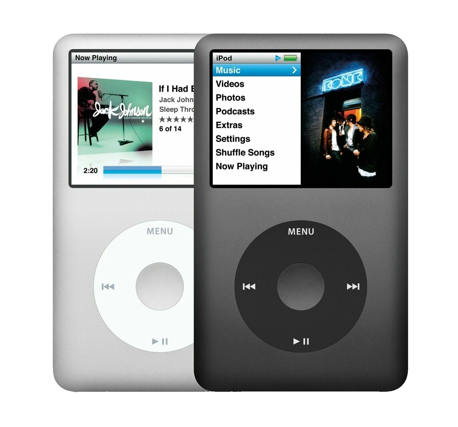 iPod Classic 6th Generation USB 2.0 Connectivity MP3 Players