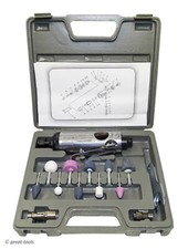 PNEUMATIC DIE GRINDER KIT   metal grinding tool   1/8  and 1/4  chucks