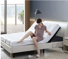 Adjustable Bed Frame Base Stress Massage Wireless Remote Dual USB & Motor