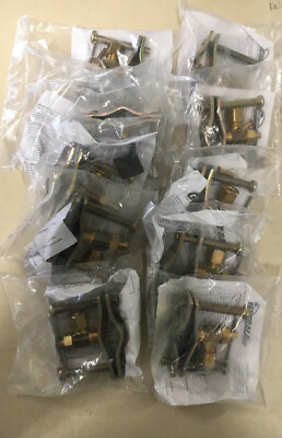 (Pack Of 10) Self-Piercing Self Tapping Saddle Needle Valve for Water Feed.