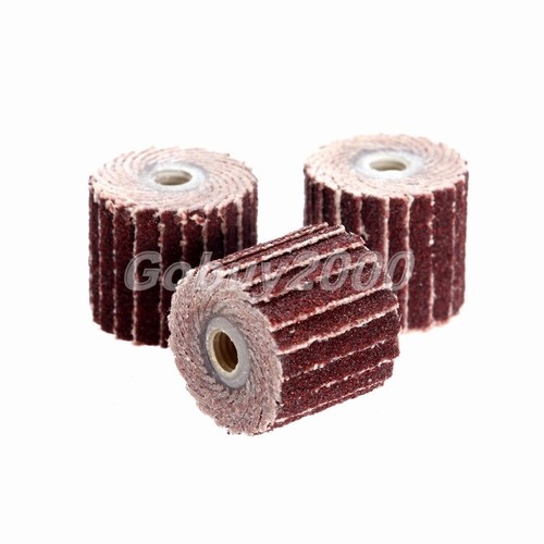 10Pcs 240# Grit Sanding Sandpaper Flap Wheel Disc Set Grinder 10mm Rotary Tool - Picture 2 of 12