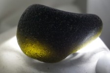 Black Sea Glass - 61g RAREST OLDEST Pirate 1800s Key West, Florida, USA key17