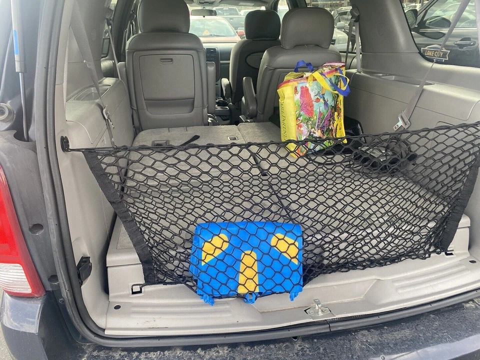 Red de carga organizadora estilo sobre maletero trasero para Chevrolet Uplander 2005-2009 Foto 3 de 4