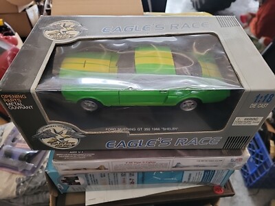Ford Mustang GT 350 Shelby 1966 – Eagle 1/18, Verte, Occasion Comme Neuve