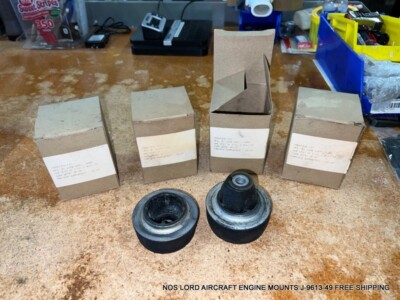 NOS LORD AIRCRAFT ENGINE MOUNTS J-9613-59 J961359 FREE SHIPPING