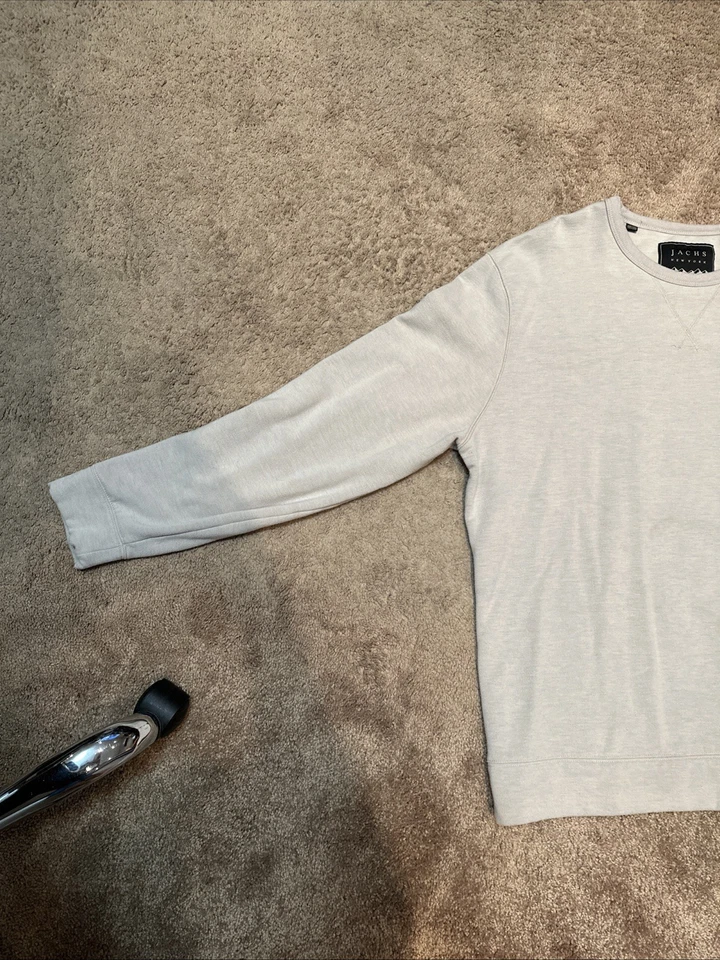 Jachs New York Men Beige Over Shirt Sweater Size XL - Image 2 of 4