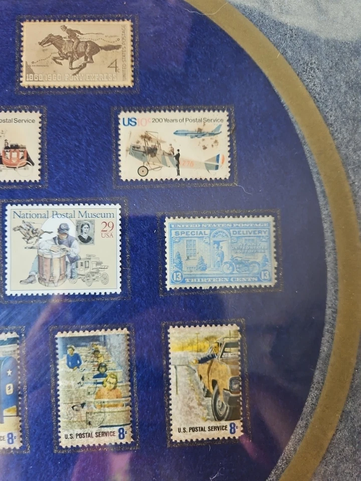 1994 US Postal Service Story Plate Stamp Collection Framed Stamps - Image 4 of 4