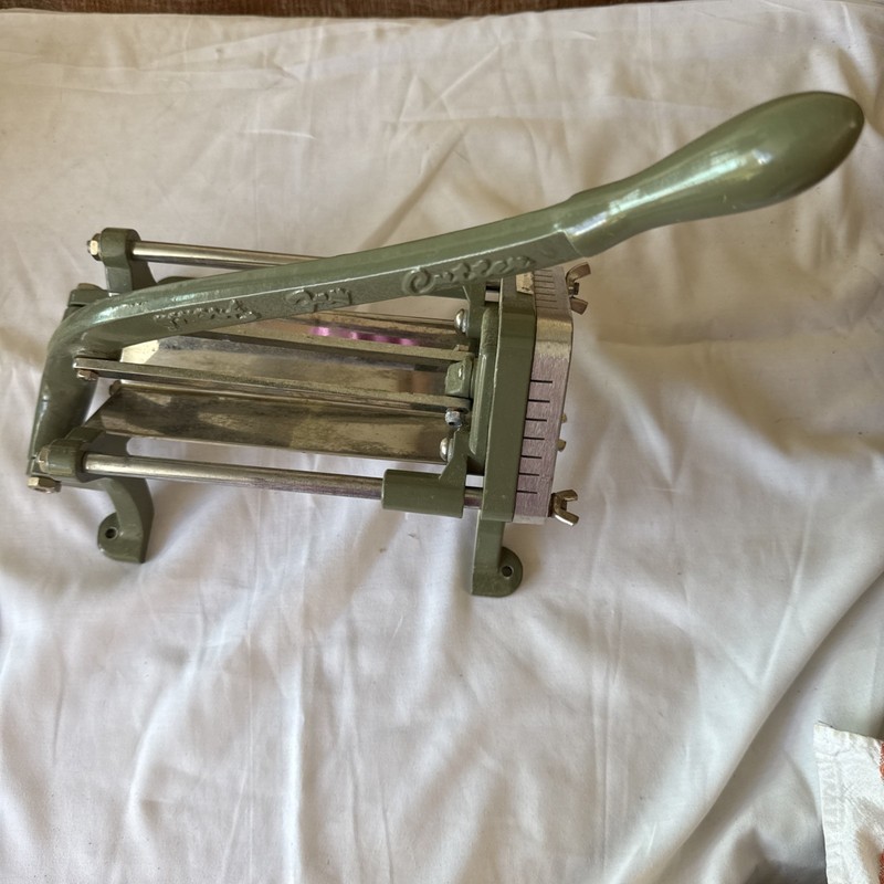 commercial cast iron French fry cutter