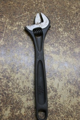 MAC TOOLS AJ12B 12'' Black Oxide Adjustable Wrench USA