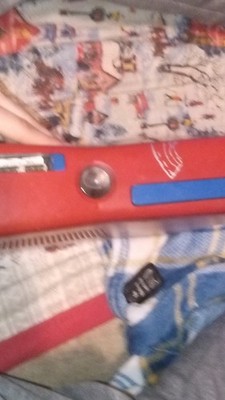 Red Blue Video Game Console HDMI USB Connectivity Multiple Ports