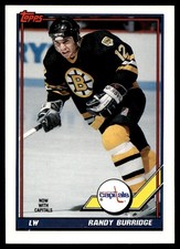 1991-92 Topps !!!! Randy Burridge Washington Capitals #358