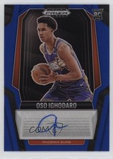 2024-25 Panini Prizm Black Rookie Signatures Blue /49 Oso Ighodaro Auto 19fe