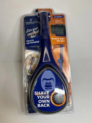 BAKblade 2.0 Elite Plus - DIY Back Hair Removal & Body Shaver Shave Wet/Dry NEW