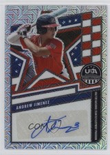 2026 Panini Stars & Stripes Prizm Mojo 3/25 Andrew Jimenez #NTS-AJ Auto 0j81