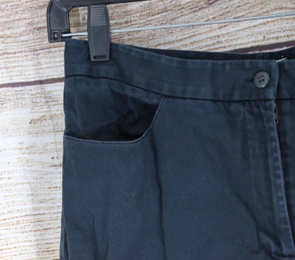 VINTAGE Real Clothes Womens Size 10 Cropped High Rise Pants Black - Image 3 of 4