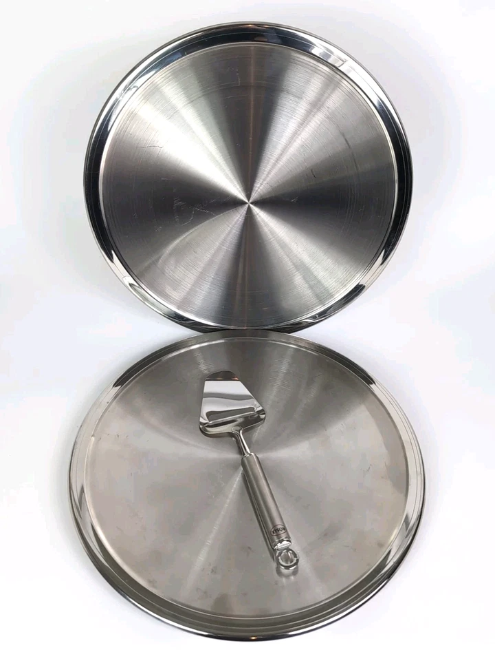 2 Frontgate Italy Thermo 18/10 Stahl Serviertablett warm oder kalt ohne elektrisch