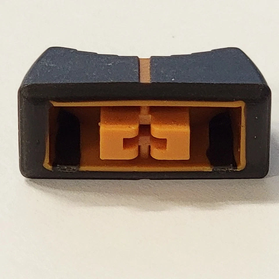 ORIGINAL ORANGE SLIDER KNOB PART - Tascam M-108 12 Channel Audio Recording Mixer - Image 3 of 4