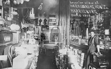 Interior View Hardware Store Harrisburg Ohio OH - Reprint