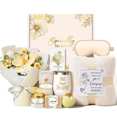 Birthday Gifts for Women, Gift Baskets for Women Self Care Spa Set, Get Well ...