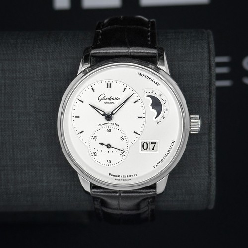 Glashütte Original Panomaticlunar 1-90-02-42-32-05 Excellent Condition Complete