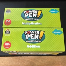 Teacher Created - Power Pen Learning Cards Addition K-2 Multiplication 2-5 2