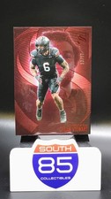 2025 Panini Silhouette Dylan Stewart #28 South Carolina 13/17 Red Prizm