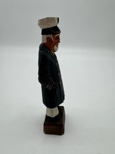 Vintage Hand Carved Wooden Sea Captain Nautical by Wonsek - Image 3 of 4