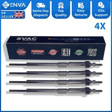 4X Glow Plugs For Honda Civic Accord CR-V HR-V FR-V 1.6 2.2 Diesel 12291RBDE01