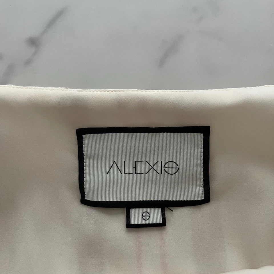 Mini Vestido Alexis Dimma de Lino a Rayas con Cinturón Trenzado Talla S Resort wear costero Foto 3 de 4