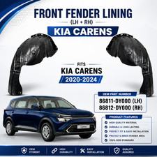 Kia Carens Front Fender Lining Lh Rh 2020-2024 Oem 86811-dy000 86812-dy000