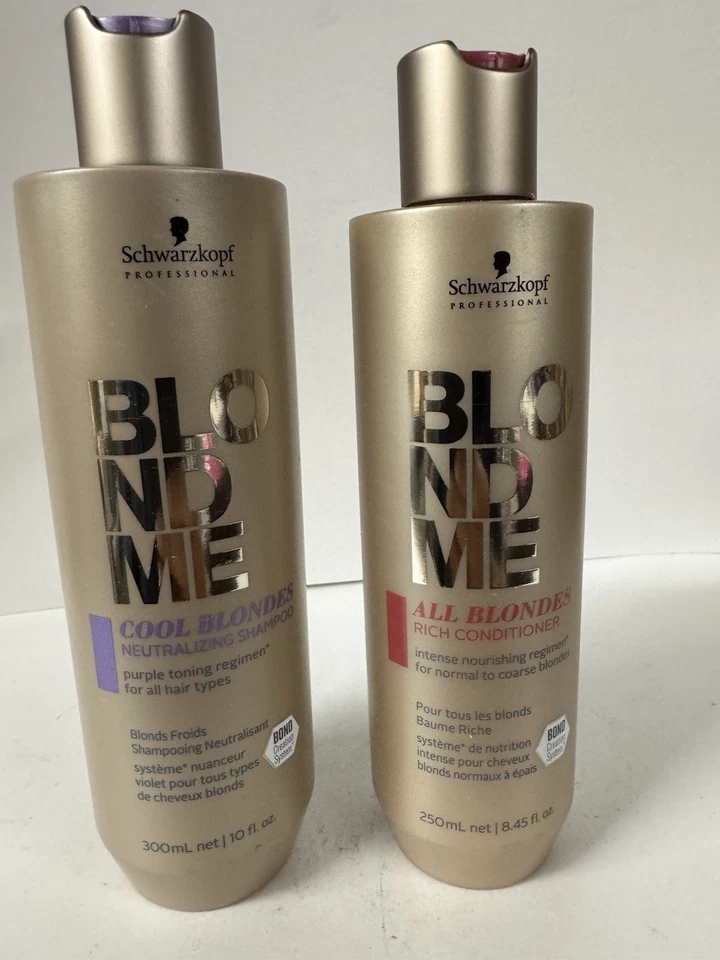 schwarzkopf cool blonde shampoo 10 oz and All blonde conditioner 8.4 oz - Image 2 of 4