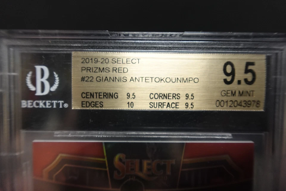 Giannis Antetokounmpo 2019-20 Select Prizm Red 16/199 Red Milwaukee Bucks Foto 4 de 4