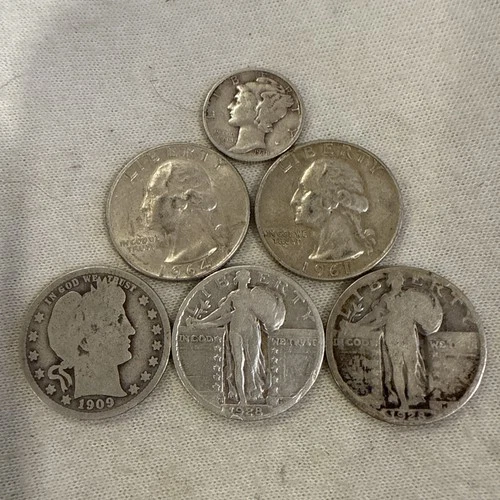 Washington Quarters And Others Silver Lot .90 Fine Read Description