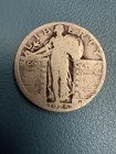 1925 Standing Liberty Quarter Dollar #1028