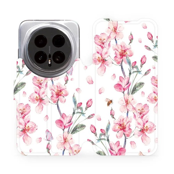 HandyhüLle Mit Klappe FüR Honor Magic8 Pro Mobiwear Case Etui Rosa FrüHling-image