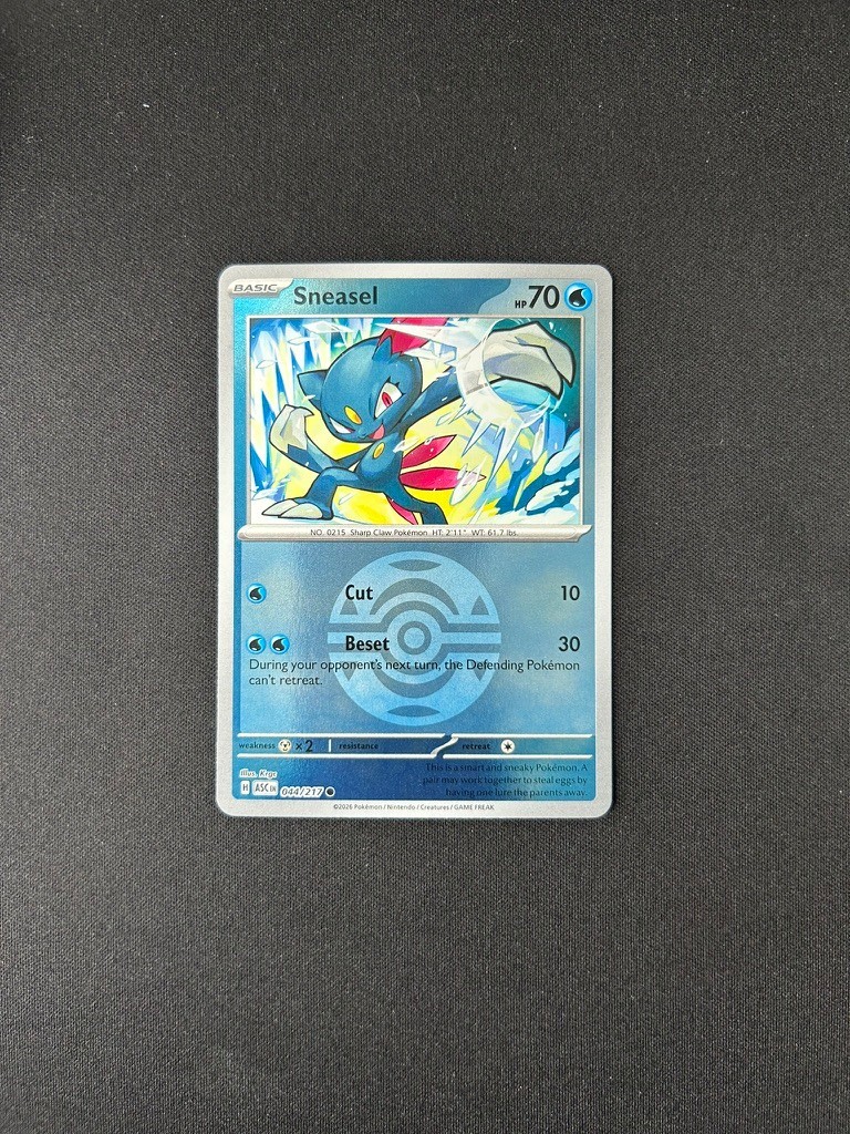 Pokemon TCG Ascended Heroes Reverse Holo Sneasel [Ball] #44