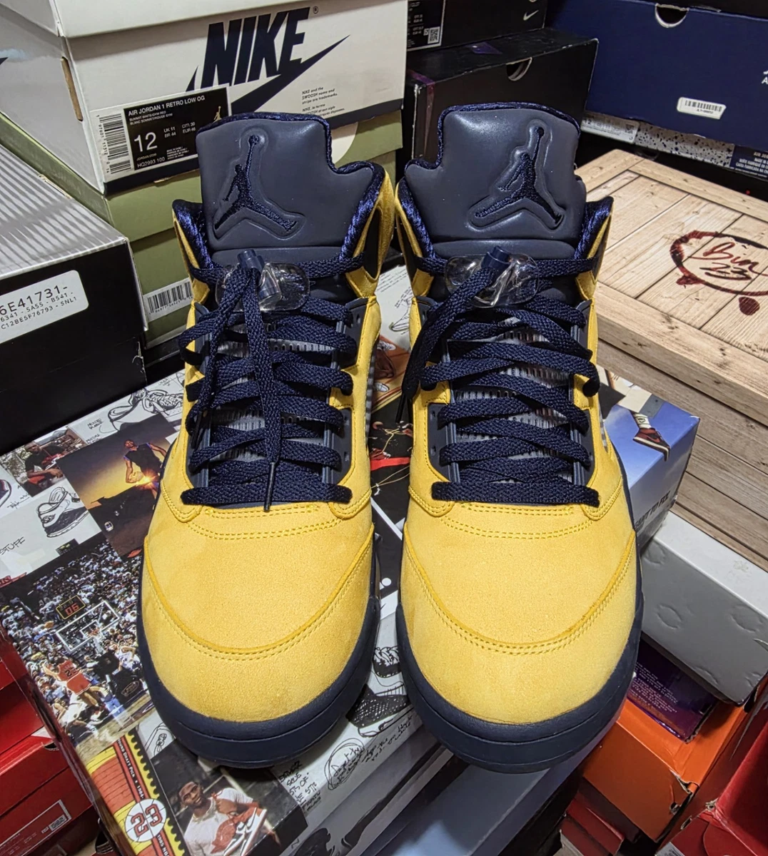 Jordan 5 Retro SP Michigan for Sale | Authenticity Guaranteed | eBay