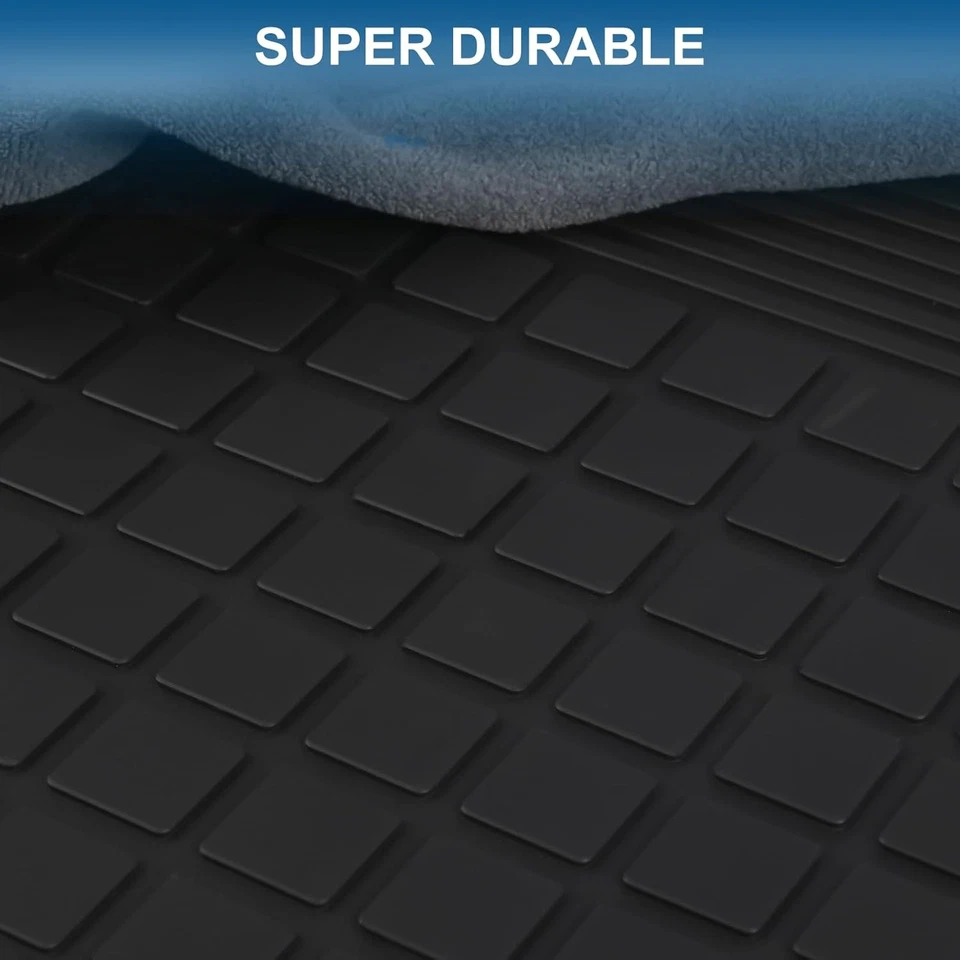 Alfombrillas de goma HD-Mart para Audi Q5 SQ5 2009-2017, completamente negras  Foto 4 de 4