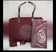 Tory Burch Ella Diaper Bag LIMITED EDITION, BURGUNDY. MSRP 348