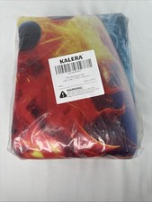 Gaming Area Rug Teen Boys Carpet, Fire with Flames Gamepad Game Controller