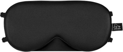 Mulberry Silk Sleep Mask 2 Straps Adjustable Elastic Eye Mask Nose Baffle 