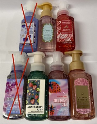 Fruchtige Sorten - Bath and Body Works Schaumseife / Foaming Soap