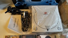 Sega Dreamcast White System Console Opened Box With Sealed Games Tested Rare