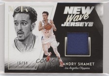 2018-19 Panini Noir New Wave Jerseys 16/99 Landry Shamet #NW-LSH 7zf
