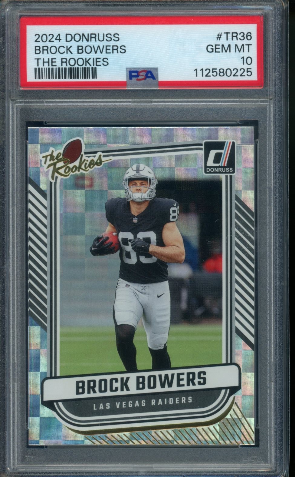 Brock Bowers Panini Donruss the Rookies #TR36 Base