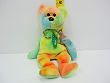 Ty Beanie Baby Garcia The Bear 1993 Vintage Rare BD 08-01-1995 Grateful Dead
