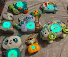 Fisher Price Linkimals Interactive-Set Of 7 Hedgehog Llama, Sloth, Turtle, Koala