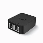 2 Port Gigabit Network Switch 1000Mbps Ethernet Smart Switcher RJ45 Hub Splitter